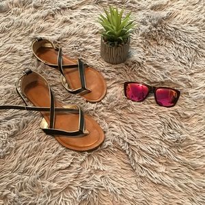 Merona black sandals